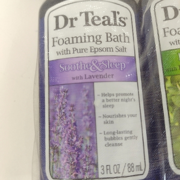 Dr Teal's. Foaming Bath with pure Epsom salt & Essentials oils set of 4 - Picture 5 of 11